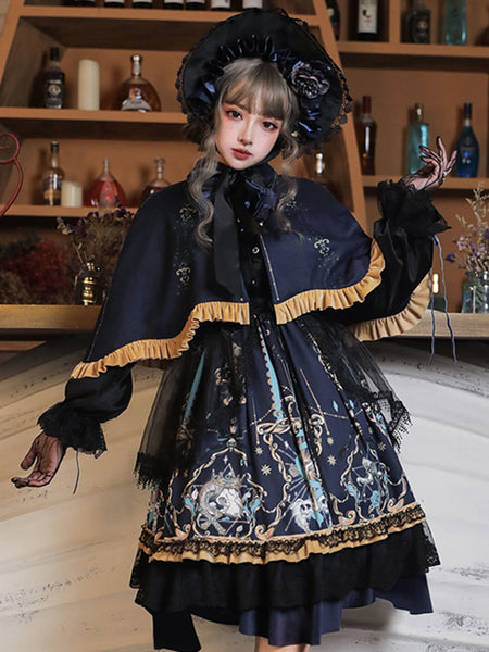 Original Design Lolita Dress Court Gothic Princess Dress AGD309