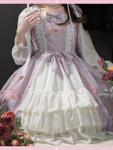 Alex‘s Flower Wall Lolita Dress Daily Princess Dress Original Lolita AGD310