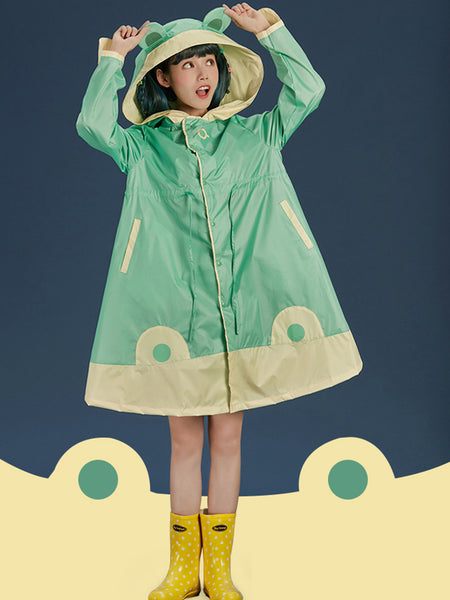 Girls Lightweight Hooded Waterproof Active Outdoor Rain Jacket AGM005