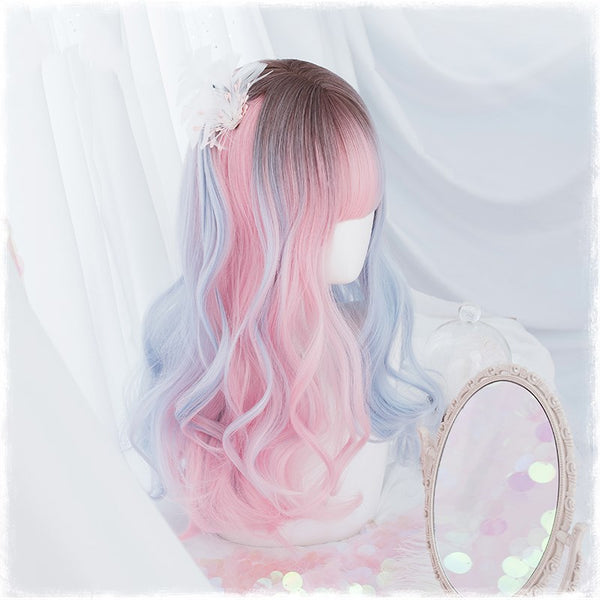 Alicegardens Blue Pink Gradient Harajuku Lolita Wig AG0236