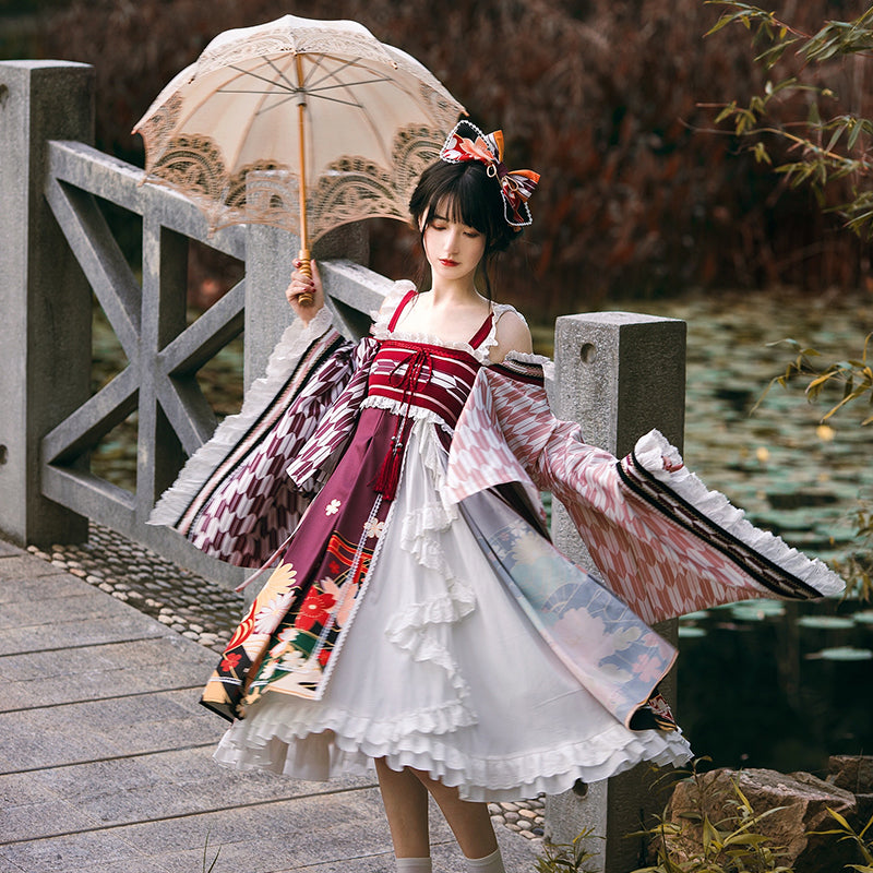 Alicegardens Maple Moon Wa Lolita Dress JSK AG0365