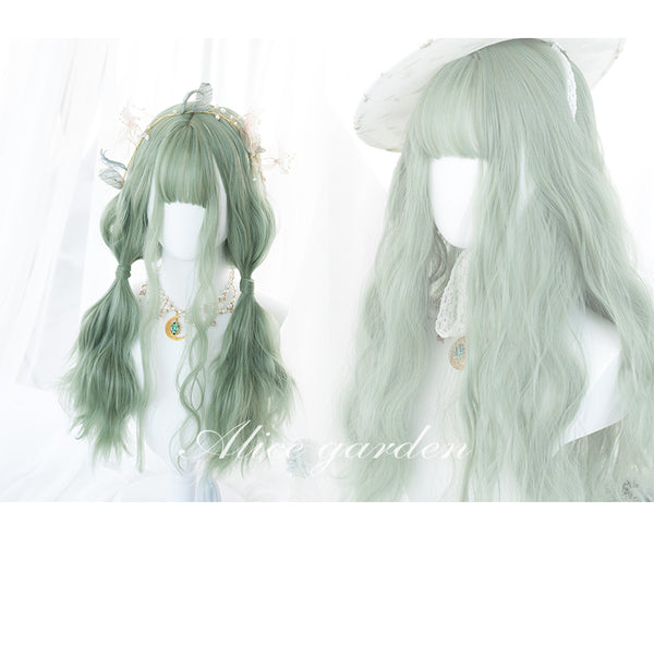 Alicegardens Matcha Long Curly/Straight Synthetic Lolita Wig AG0267