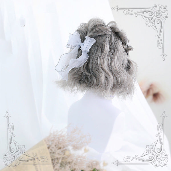 Joan Air Bangs Short Curly Synthetic Lolita Wig ALICE0075