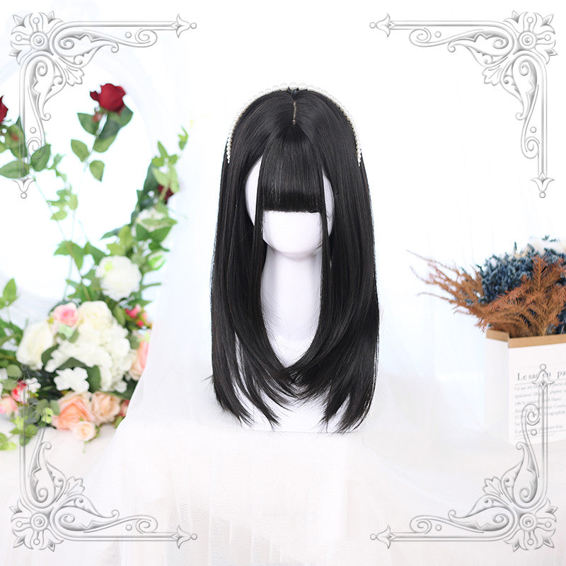 Cindy With Bangs Straight Synthetic Wig ALICE0110