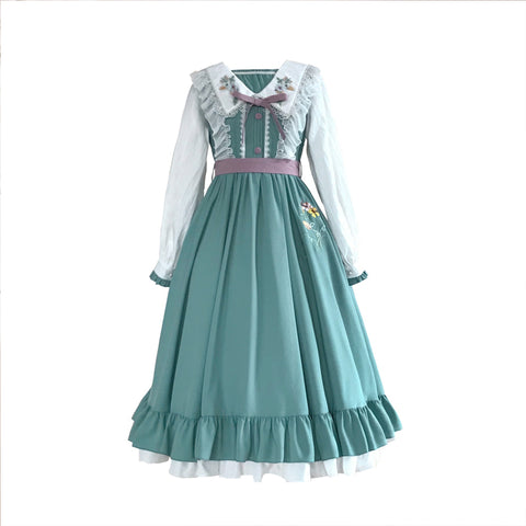 Alicegardens Flower  in Spring Country Style Lolita Dress OP AG0190