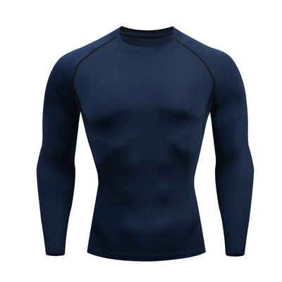 ITOPFOX Men's Long Sleeve Sport Jersey Athletic Workout T-Shirt