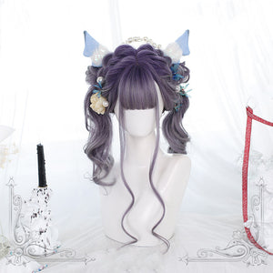 Alicegardens Purple Long Curly Synthetic Lolita Wig ALICE0041