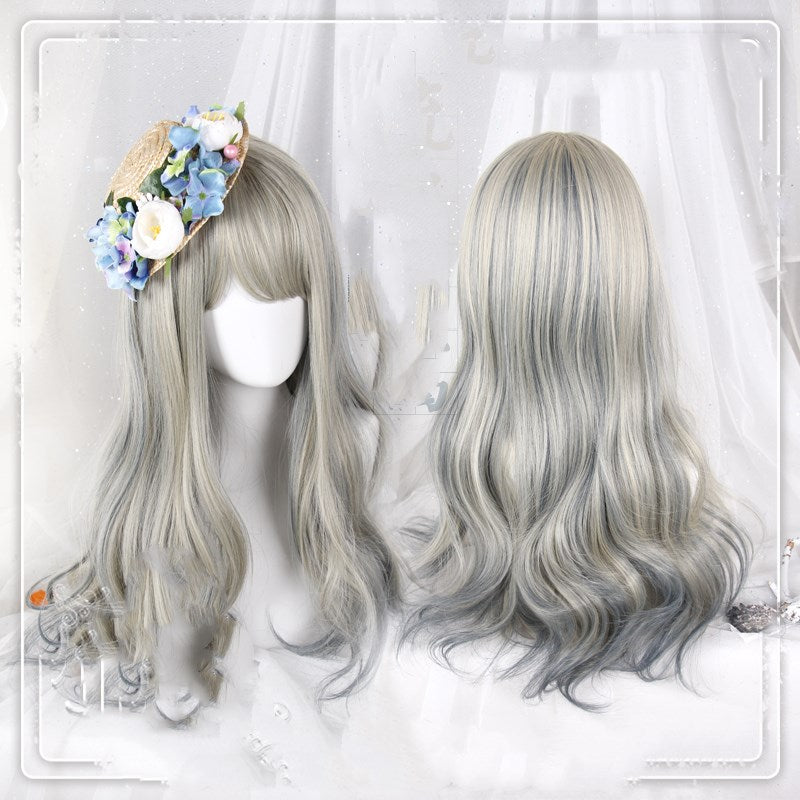 Alicegardens Gray Long Curly  Lolita Wig AG0230