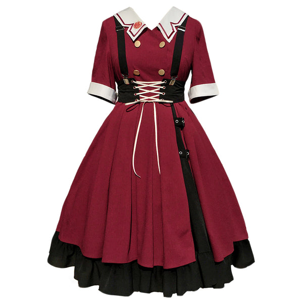 Alicegardens  Military Lolita Dress with Free Corset