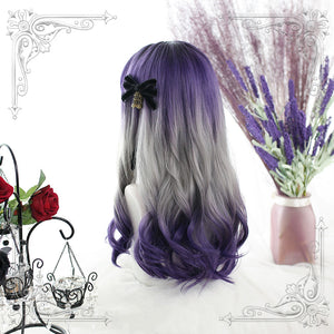 Highlights Gradient Long Big Wave Curly Synthetic Lolita Wig ALICE0081