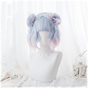 Alicegardens  Instant Noodles Short Curly Lolita Synthetic Wig AG0224