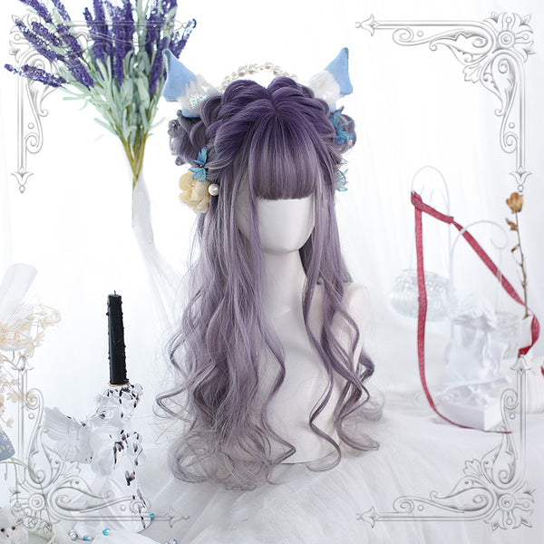 Alicegardens Purple Long Curly Synthetic Lolita Wig ALICE0041