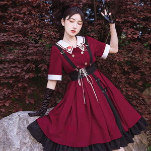 Alicegardens  Military Lolita Dress with Free Corset