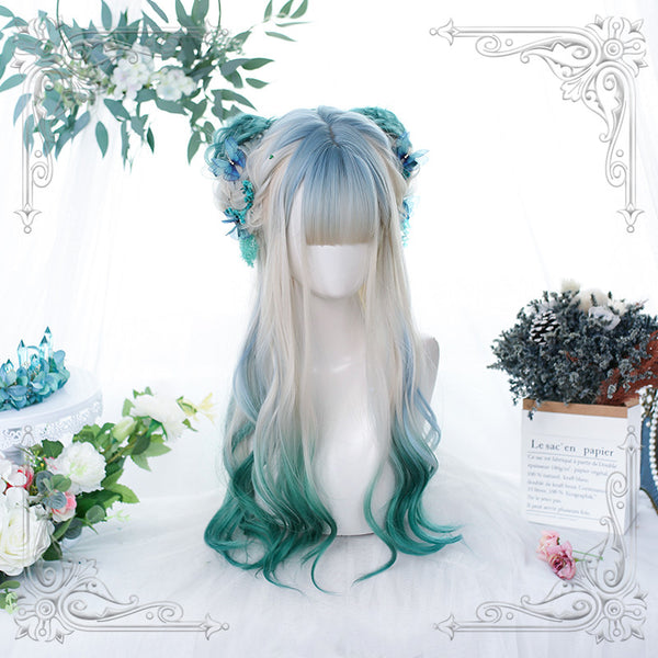 Highlights Long Curly Synthetic Lolita Wig  ALICE0079