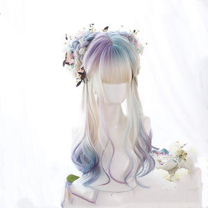 Blue Sky Dream Wavy Long Synthetic Wig  ALICE0021