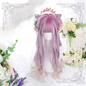 Gradient Big Curly Long Curly Synthetic Lolita Wig ALICE0092