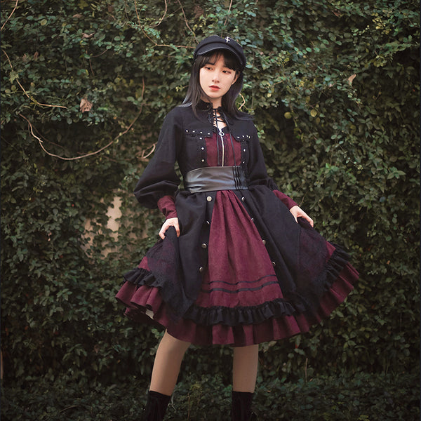 Alicegardens Eater Cutout Front Lolita Dress OP   AG0110
