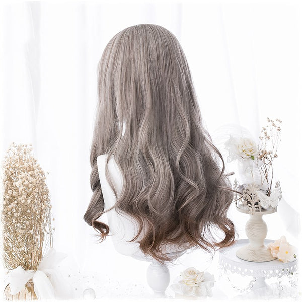 Alicegardens Light Brown Gradient Long Curly Hair Wig AG0226