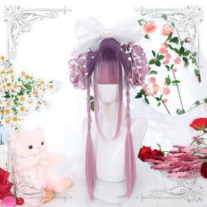 Gradient Long Straight Synthetic Lolita Wig  ALICE0089