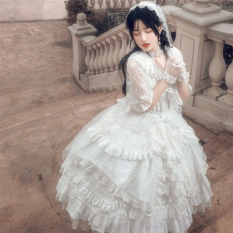 Alicegardens Wedding Girl Lolita Hanayome Dress JSK
