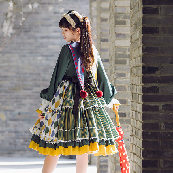 Alicegardens Paradise Adventure Jocker Inspired Lolita Dress AG0380