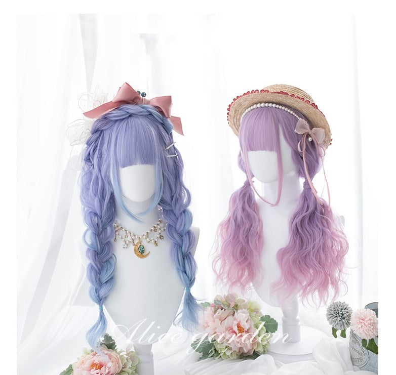 Alicegardens Two-tone Gradient Long Curly Synthetic Lolita Wig AG0254