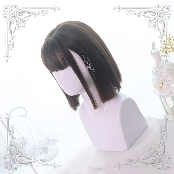Mid-length Straight Synthetic Lolita Wig  ALICE0119