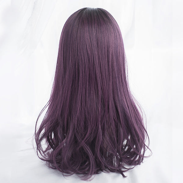 Long Straight Purple Lolita Cosplay Wig