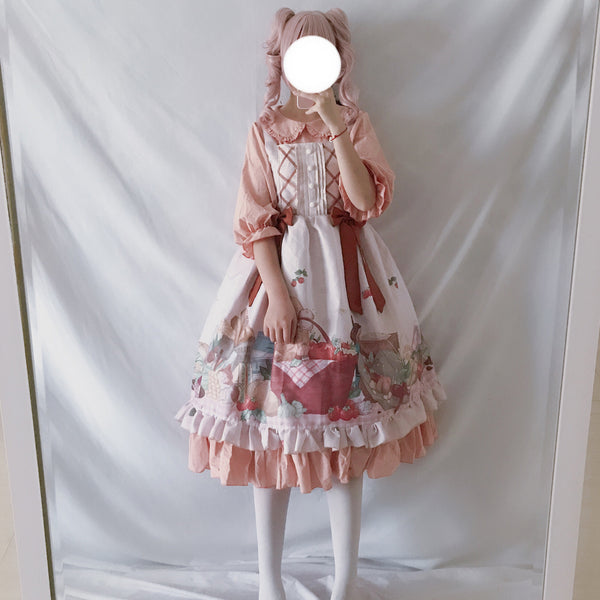 Vintage Sweet Lolita Picnic Dress AGD005