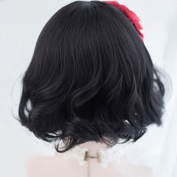 Short Wave Black Harajuku Lolita Wig