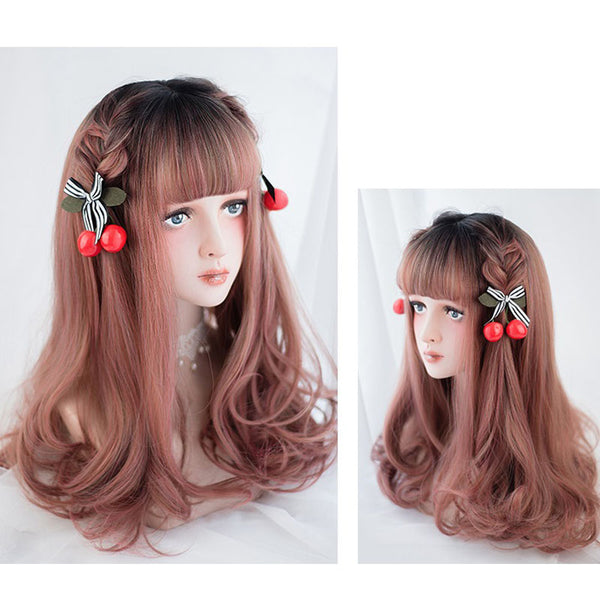 Sweet Gothic Lolita Long Curely Casual Wig